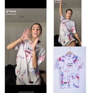 ASO Charli Damelio NWOT “ do good in silence’ Tee